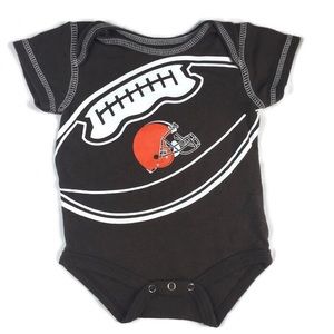 cleveland browns baby onesie